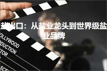 璺ㄥ鐢靛晢鐭ヨ瘑:鐩愬嚭鍙ｏ細浠庣洂涓氶緳澶村埌涓栫晫绾х洂涓氬搧鐗? width=